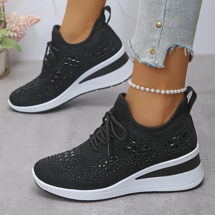 Giselle – Baskets orthopédiques avec strass scintillants
