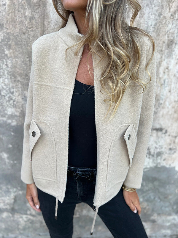 Avelora - Offre limitée Veste Femme avec Col Haut et Poches