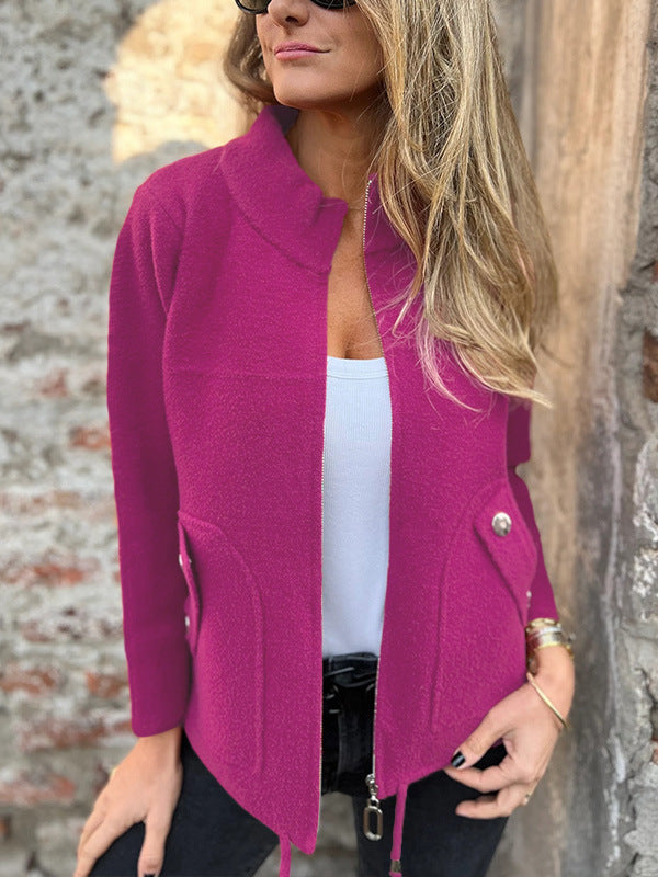 Avelora - Offre limitée Veste Femme avec Col Haut et Poches