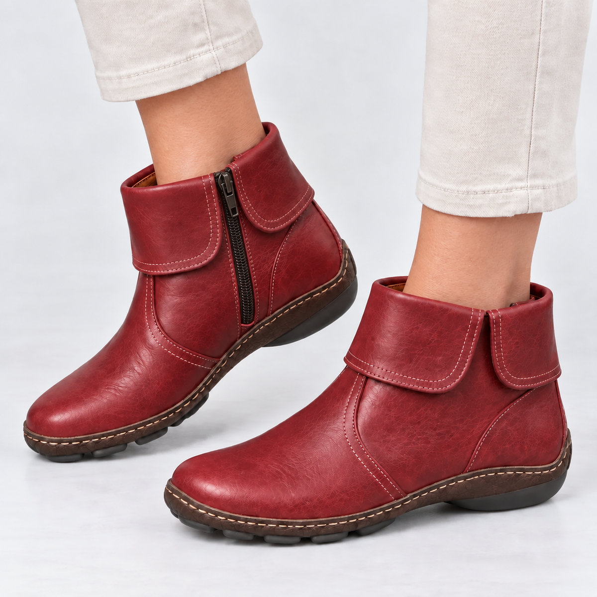 Colette - Bottines confortables à fermeture éclair