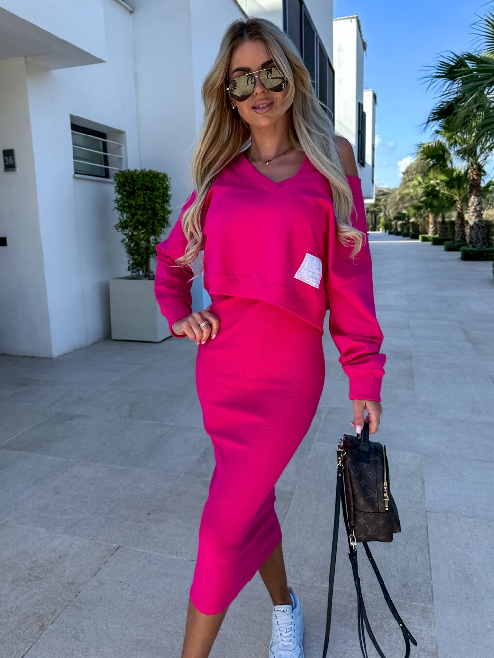 Alexis - Ensemble robe sweat décontractée
