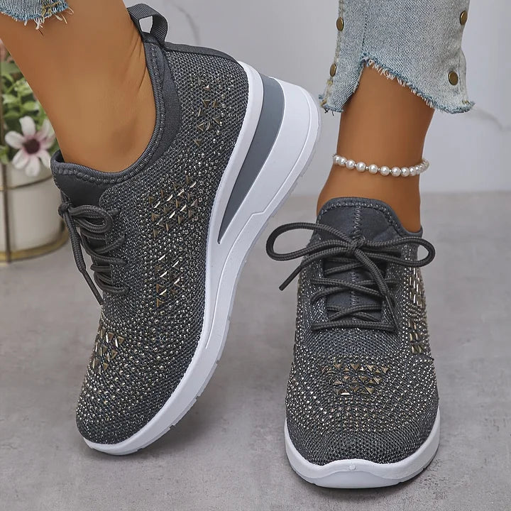 Giselle – Baskets orthopédiques avec strass scintillants