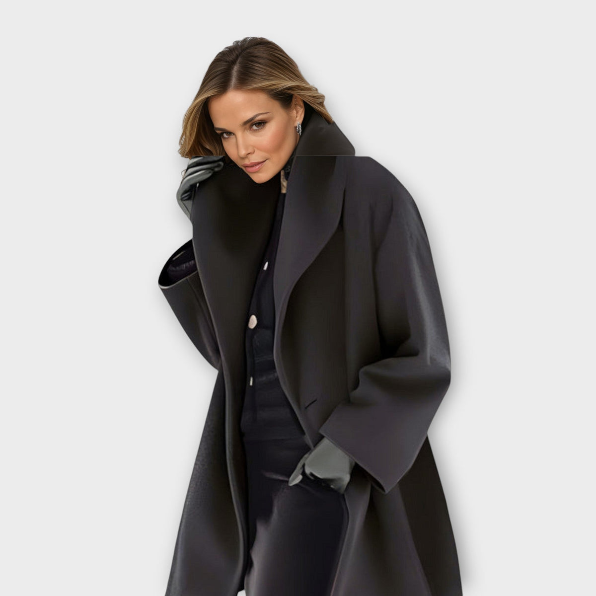 Zoé - Veste en laine coupe-vent