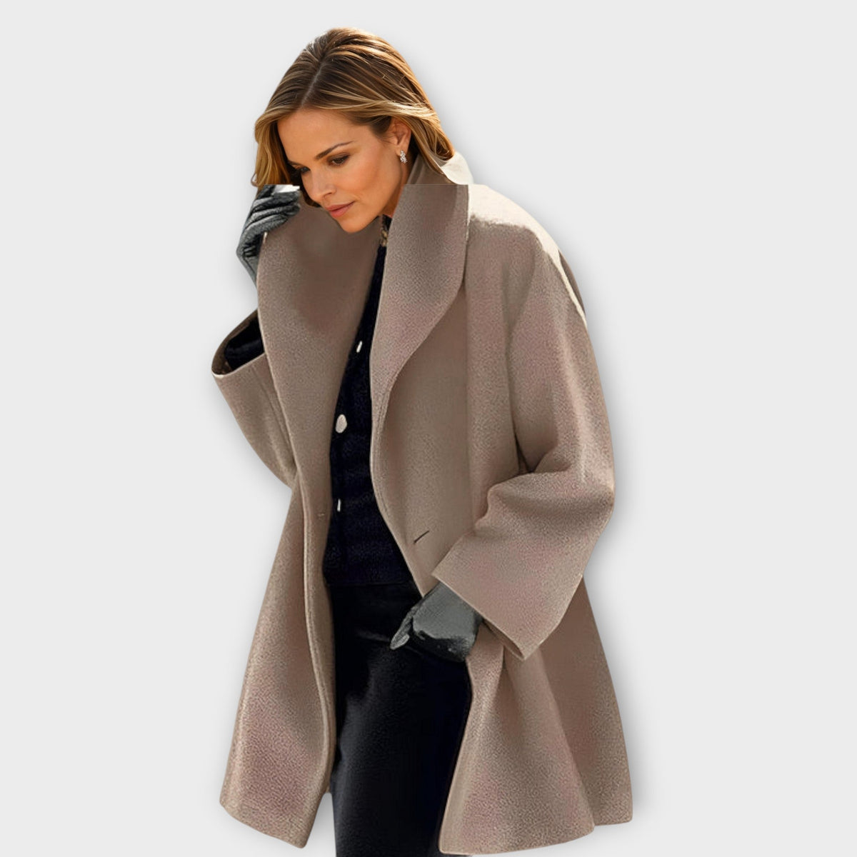 Zoé - Veste en laine coupe-vent