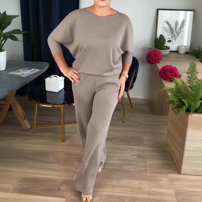 Erisandra™ - Ensemble 3 pièces élégant avec cardigan long, top et pantalon